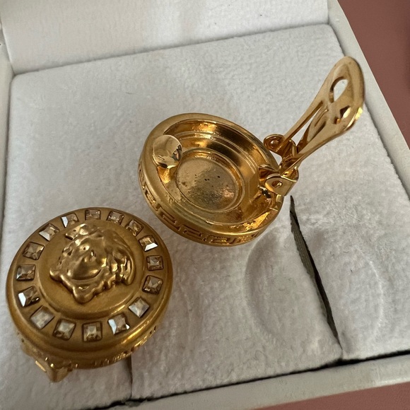 Versace Medusa Clip on Earrings - Picture 4 of 4